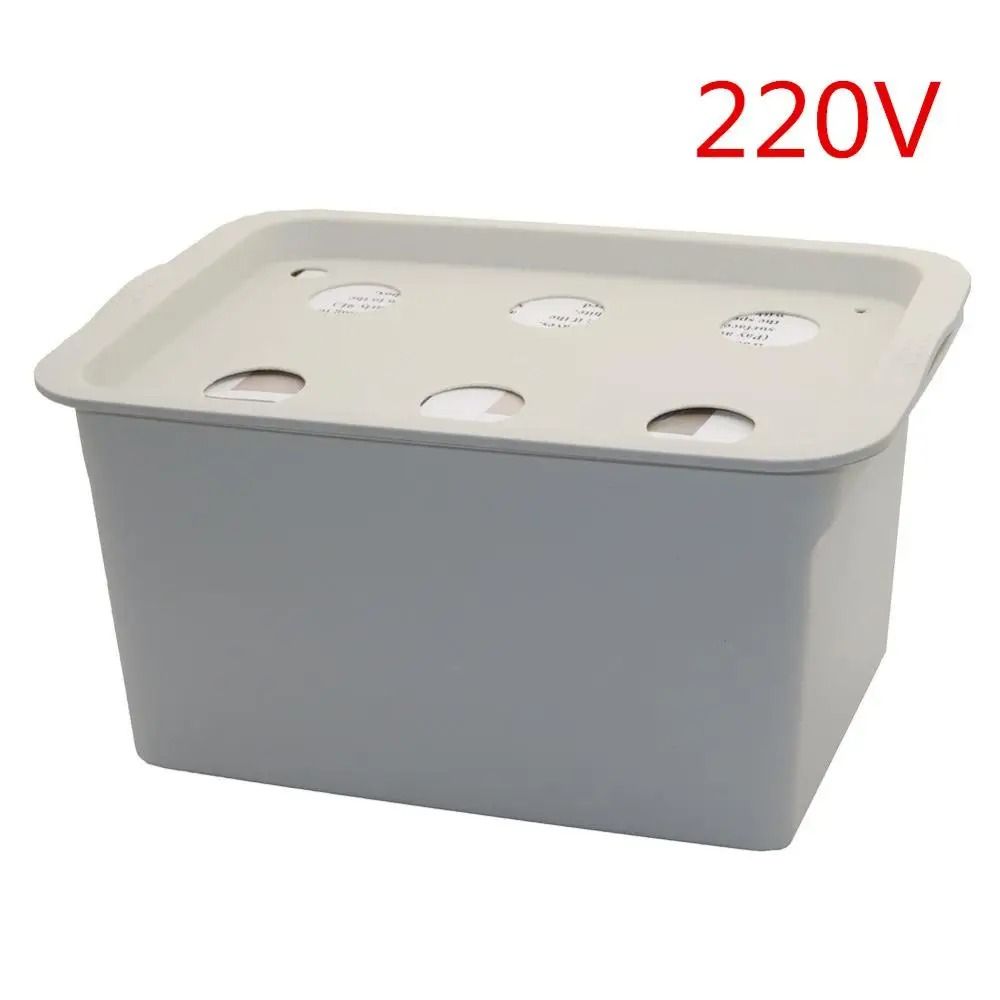 6Hole Indoor Hydroponic Growth Kit Smart Deep Water Culture Garden Box 10