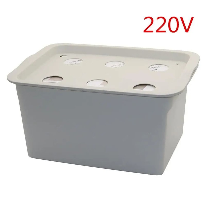 6Hole Indoor Hydroponic Growth Kit Smart Deep Water Culture Garden Box 10