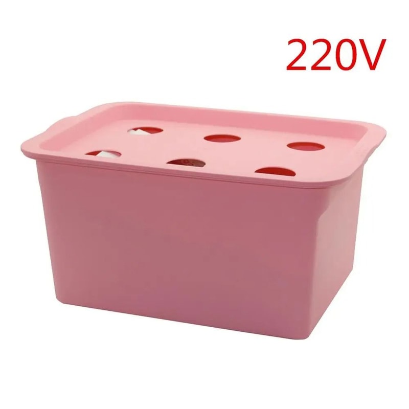 6Hole Indoor Hydroponic Growth Kit Smart Deep Water Culture Garden Box 11