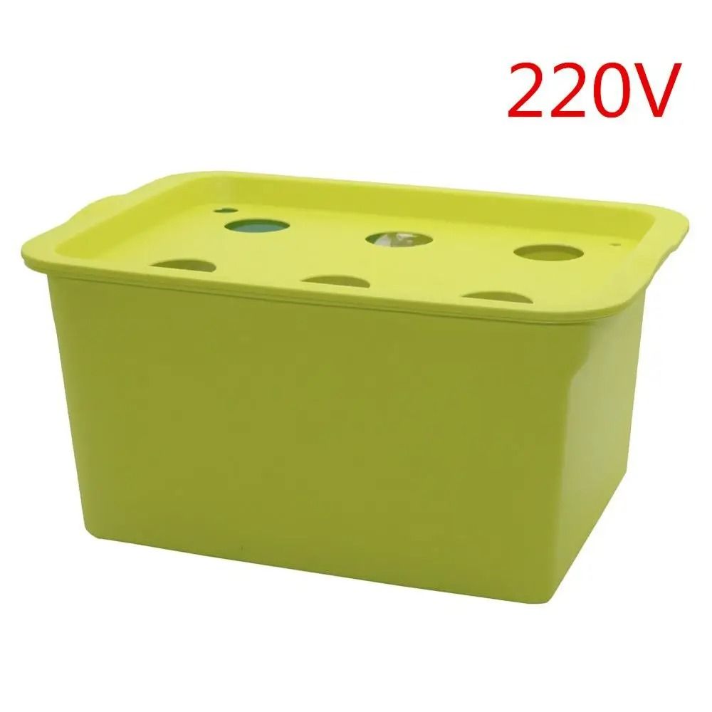 6Hole Indoor Hydroponic Growth Kit Smart Deep Water Culture Garden Box 12