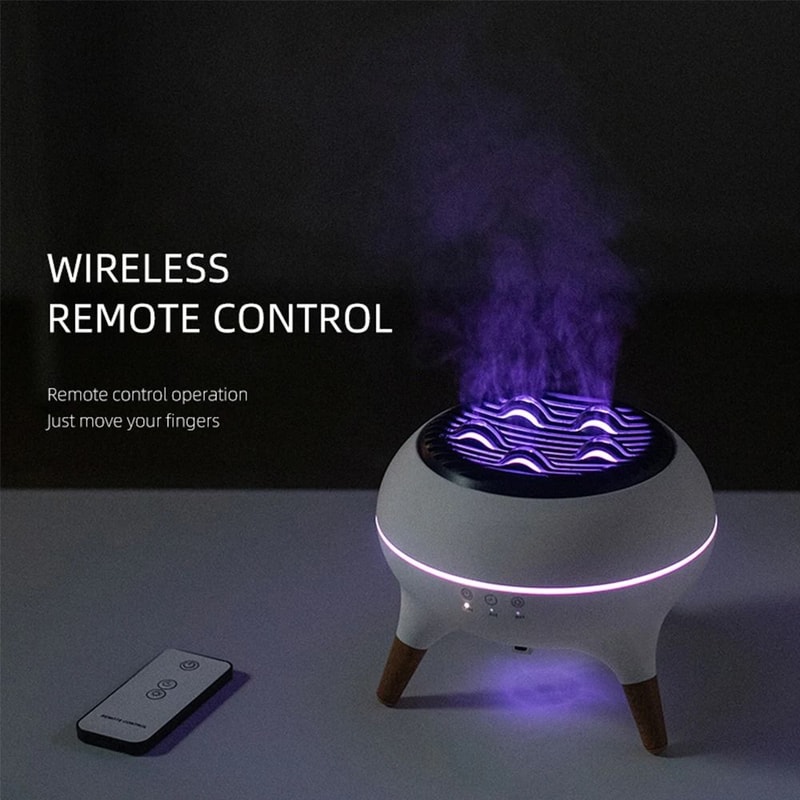 Dynamic Jellyfish Gradient Flame Air Humidifier Smart Essential Oil Aroma Diffuser 5