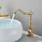 Retro Brass Antique Bronze Kitchen Faucet Deck Mounted Single Handle Mixer 1