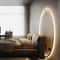 Modern Large Circle LED Wall Sconce Sleek Tricolor Indoor Lighting 4