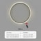Modern Large Circle LED Wall Sconce Sleek Tricolor Indoor Lighting 6