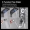 Black LED Light Shower Panel System Modern Waterfall SPA Massage Column 1