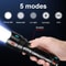 Super Bright LED Flashlight HighPower Rechargeable Zoomable Torch 4