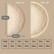 Creative LED Moon Wall Painting Lamp Remote Control Minimalist Decor 5