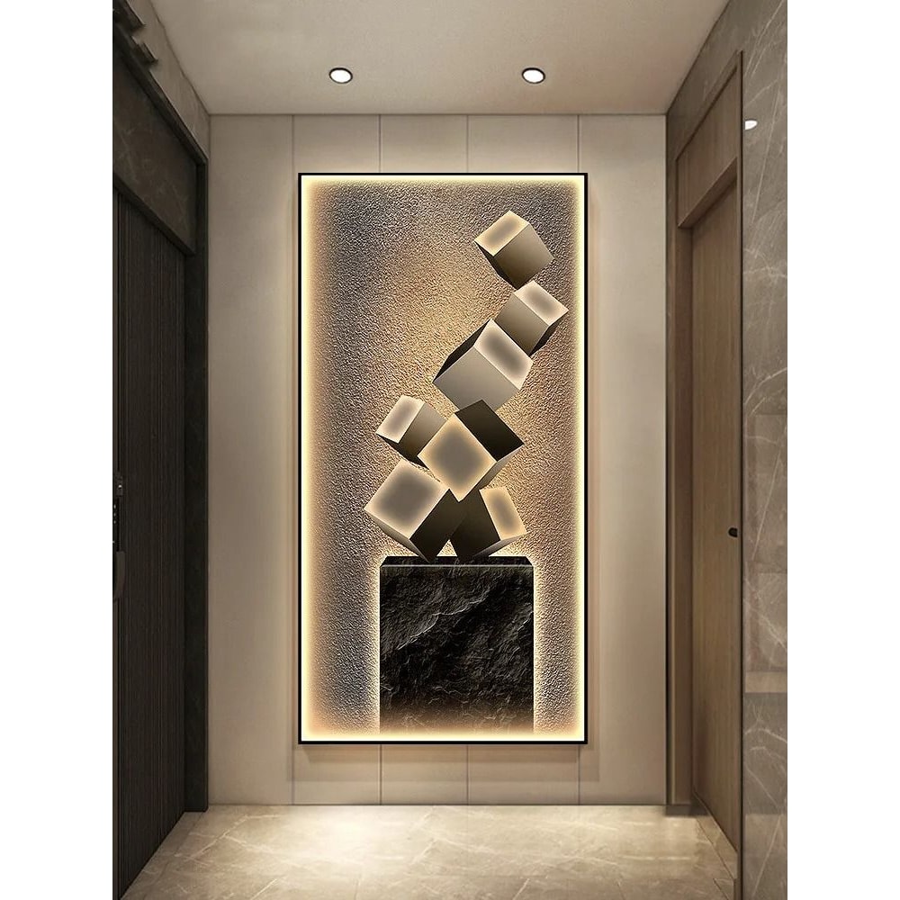 Modern Creative Mural Wall Lamp Artistic LED Decoration For Living Room Staircase 3