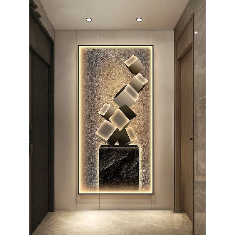 Modern Creative Mural Wall Lamp Artistic LED Decoration For Living Room Staircase 3