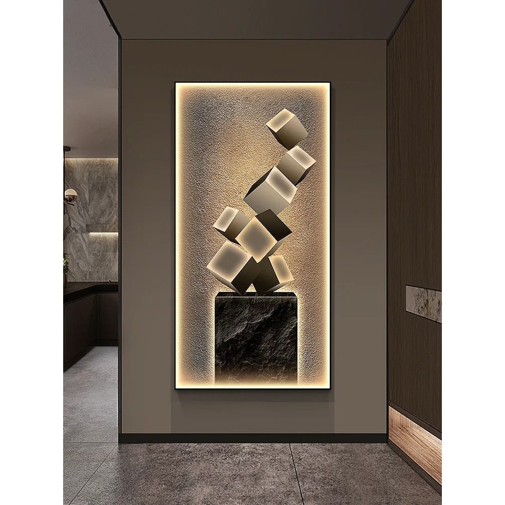 Modern Creative Mural Wall Lamp Artistic LED Decoration For Living Room Staircase 4