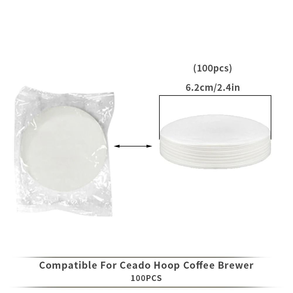 Coffee Brewer Cup Detachable Espresso Filter With Replacement Papers 10