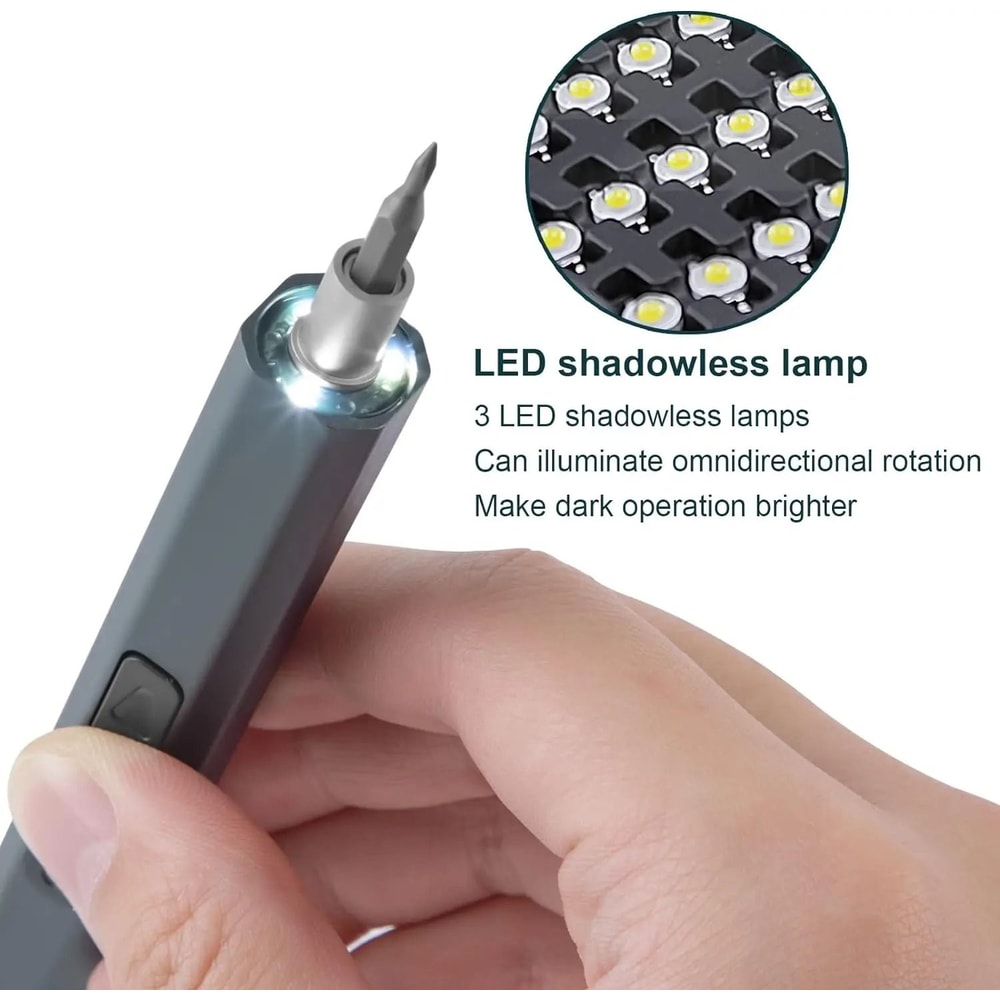 Cordless Precision Electric Screwdriver Set MultiFunctional Magnetic Repair Kit 5