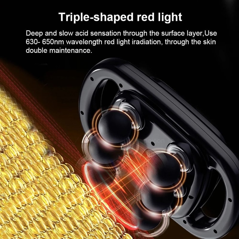 Deep Tissue Percussion Fascia Gun With Six Interchangeable Heads 2