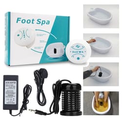 ionic detoxification foot spa bath and wellness system