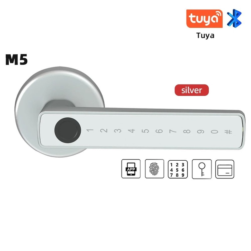 Tuya Smart Fingerprint Door Lock With Digital Keypad And App Access 6