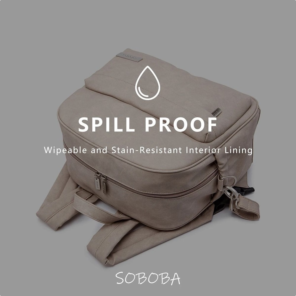 Stylish Lightweight Waterproof Diaper Backpack For Quick Outings 5