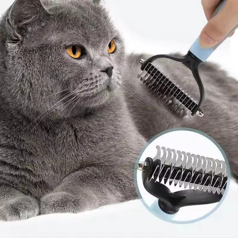 Professional Pet Deshedding And Knot Removal Brush 4