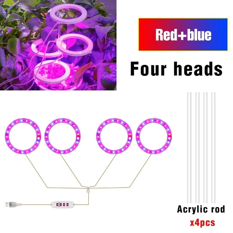 Full Spectrum USB LED Grow Light For Indoor Plants 12