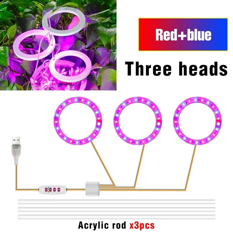 Full Spectrum USB LED Grow Light For Indoor Plants 14