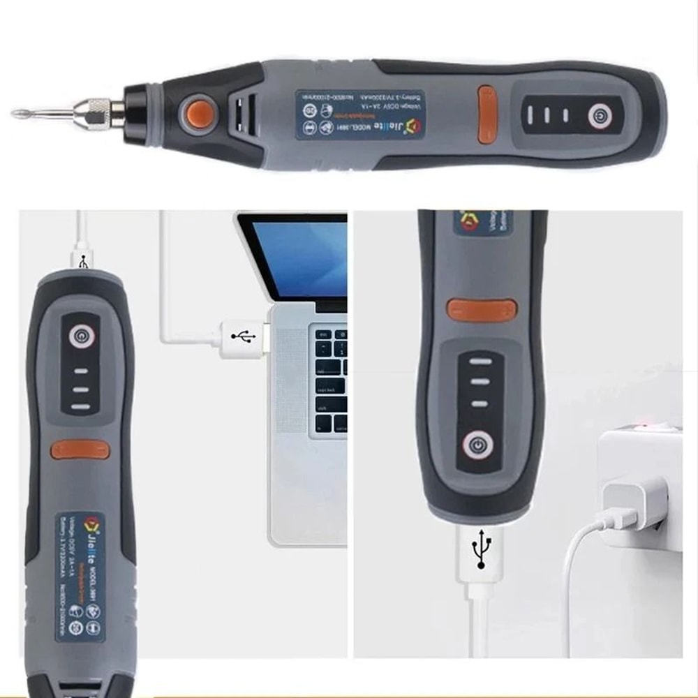 HighSpeed 21000 RPM USB Cordless Rotary Tool And Engraving Set 5