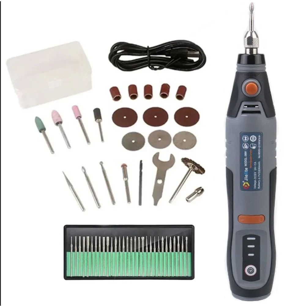 HighSpeed 21000 RPM USB Cordless Rotary Tool And Engraving Set 7