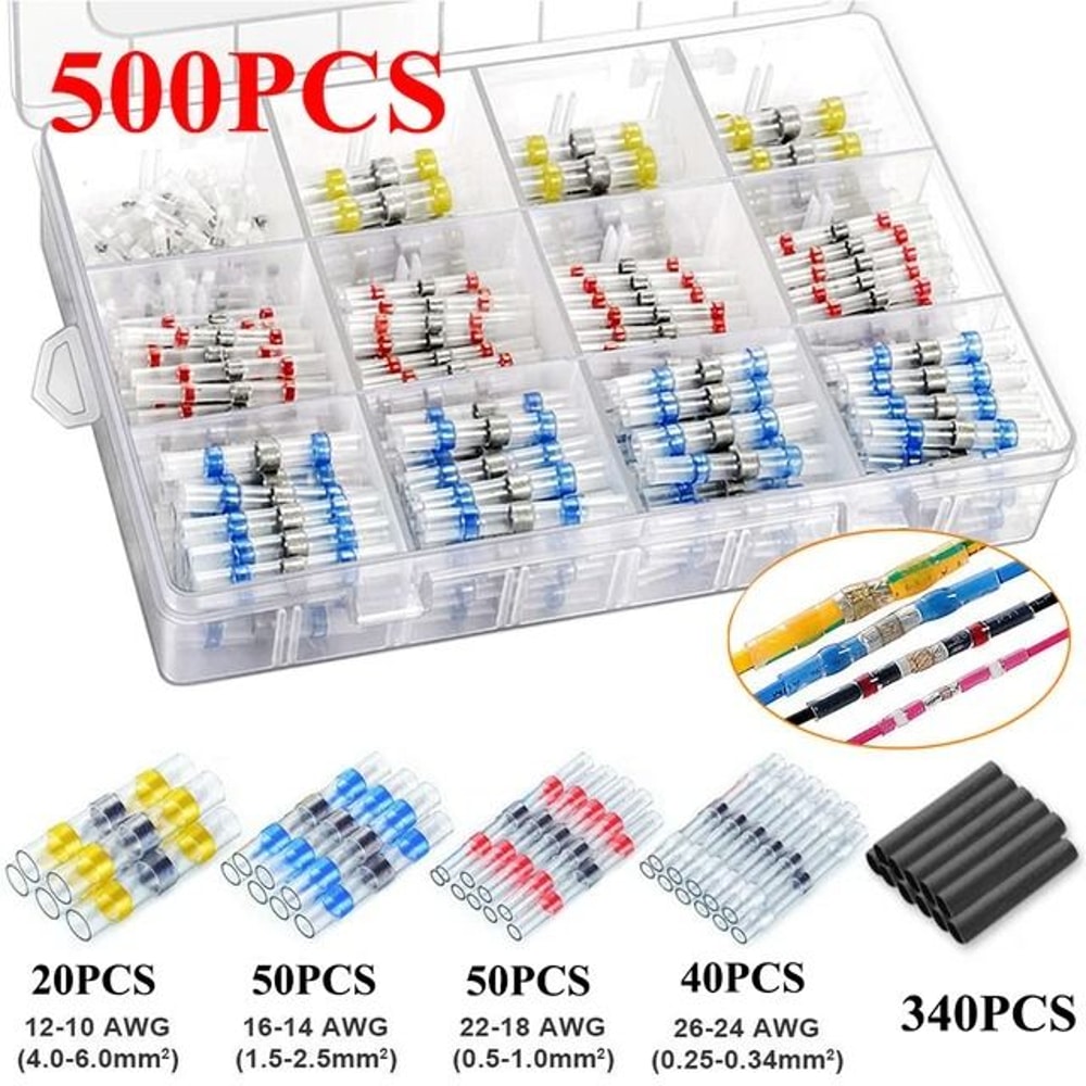 Waterproof Solder Seal Heat Shrink Wire Connectors 11