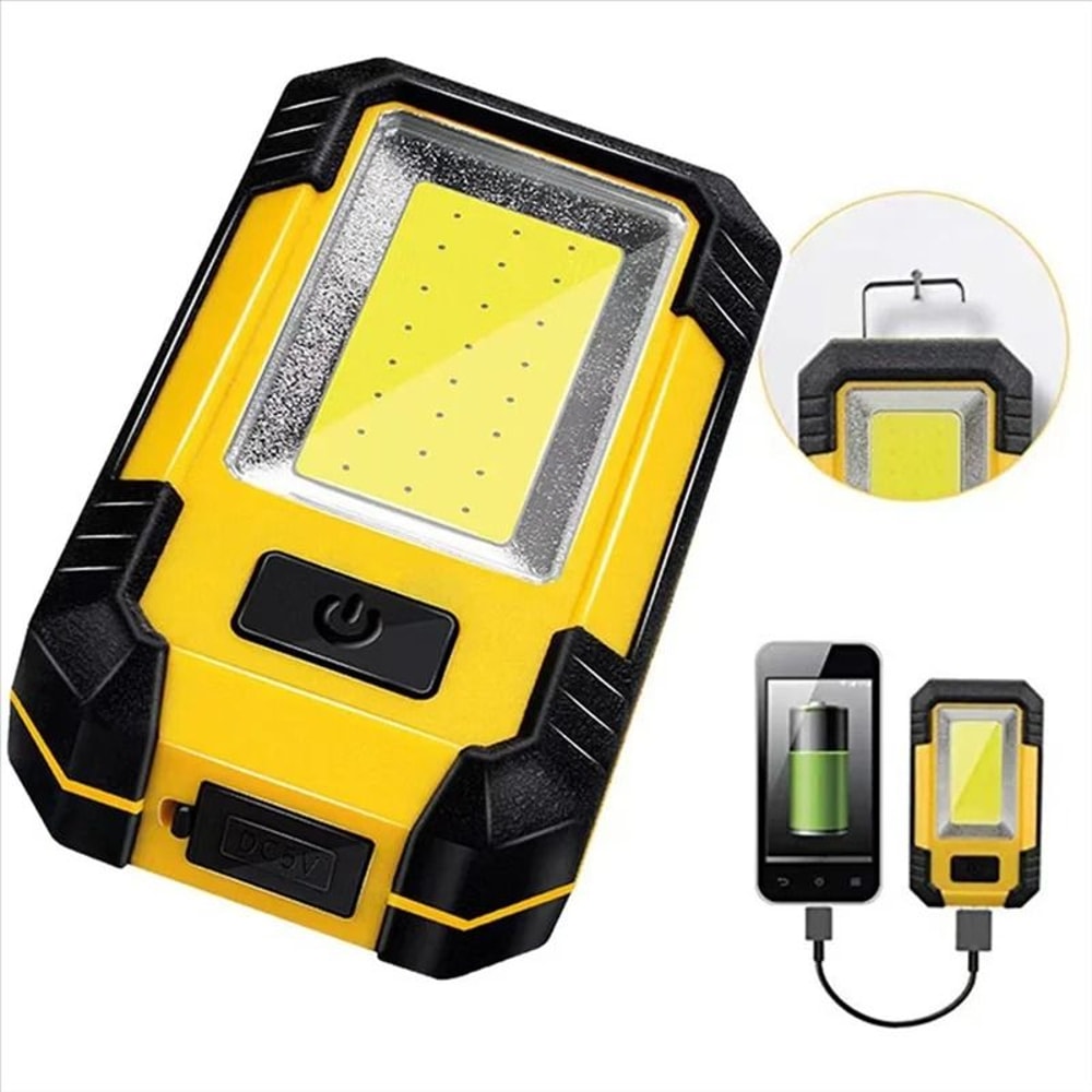 Multifunctional Portable Outdoor LED Flashlight And COB Work Light 3