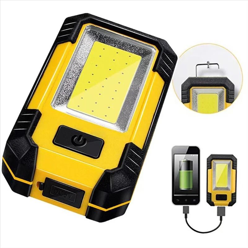 Multifunctional Portable Outdoor LED Flashlight And COB Work Light 3