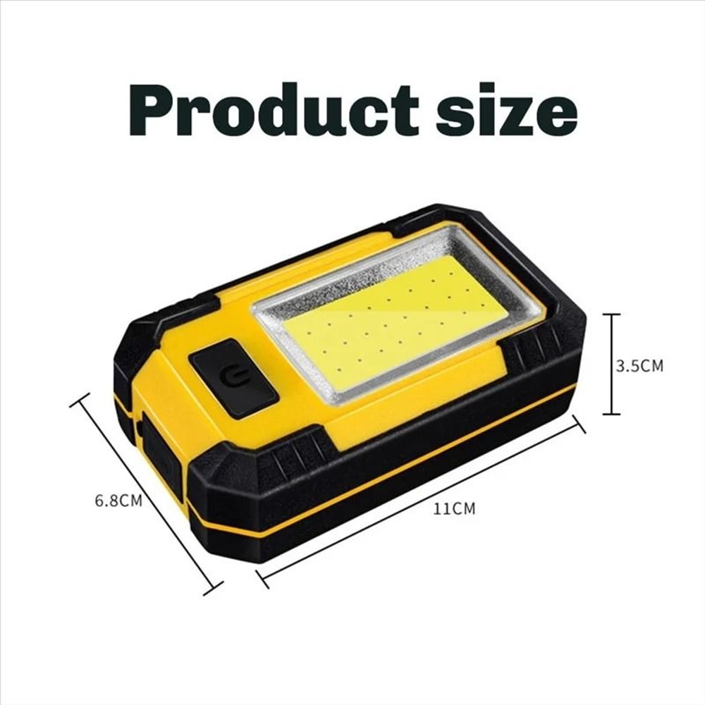 Multifunctional Portable Outdoor LED Flashlight And COB Work Light 5