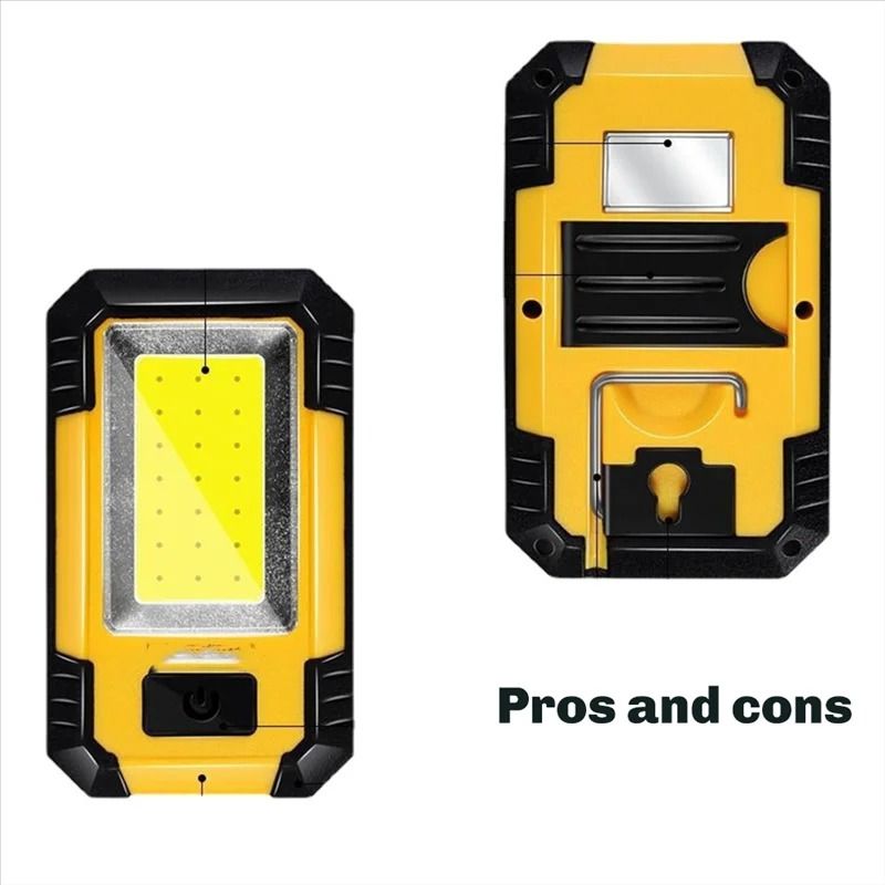 Multifunctional Portable Outdoor LED Flashlight And COB Work Light 6