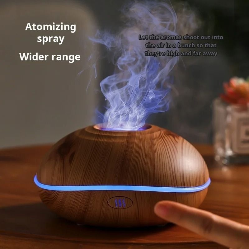 7Color Fire Flame Wood Grain Aroma Diffuser 8