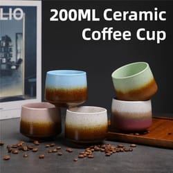 gradient ceramic coffee and tea cup