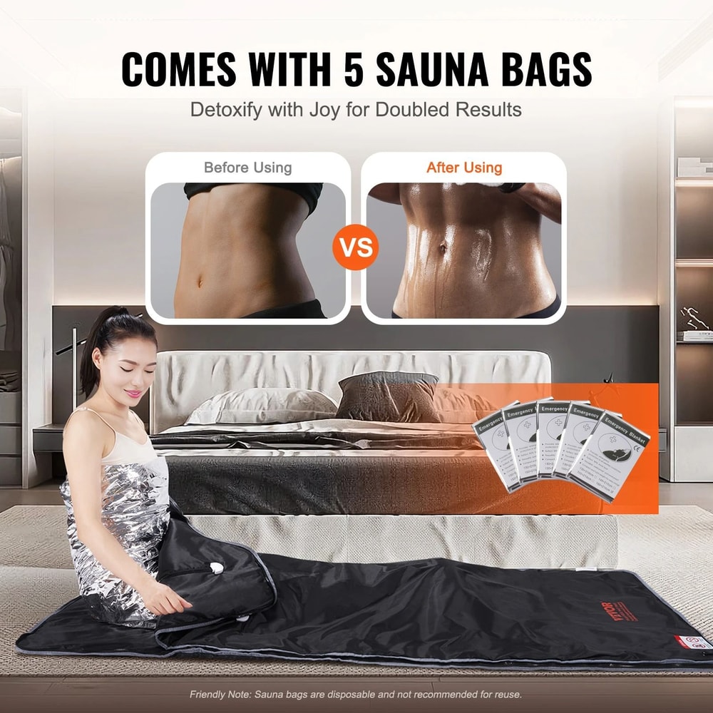 Portable Far Infrared Sauna Blanket For Home Detox 6