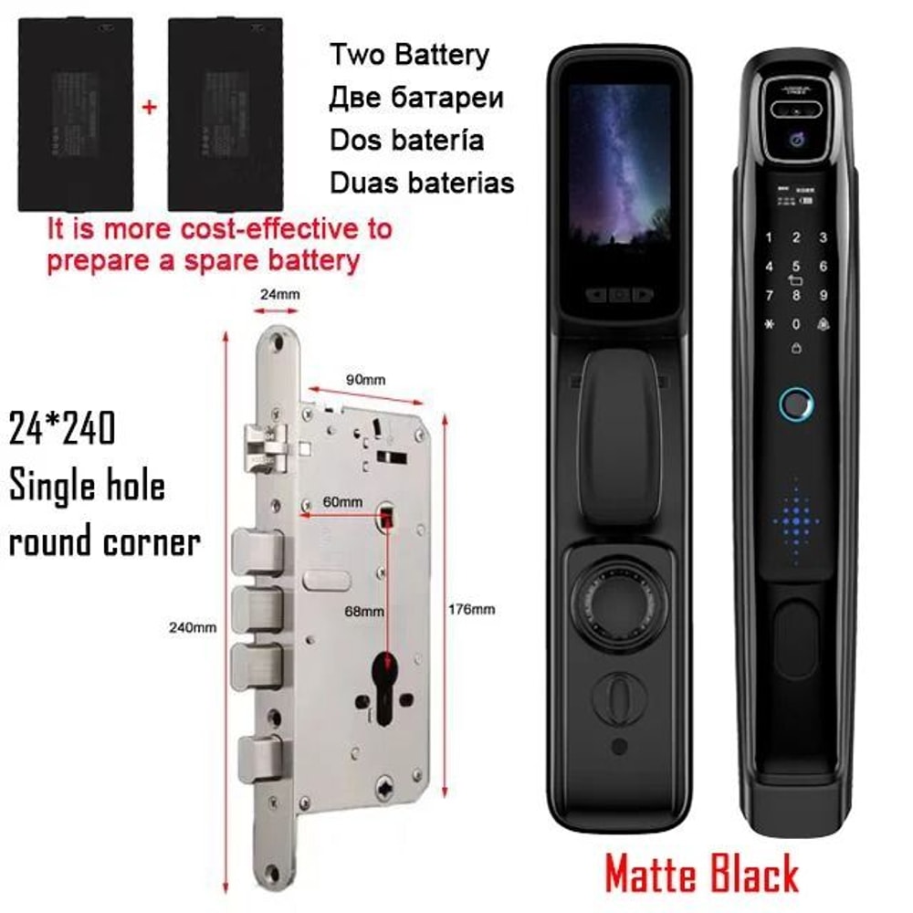 Face Recognition Smart Door Lock With Video Intercom 11