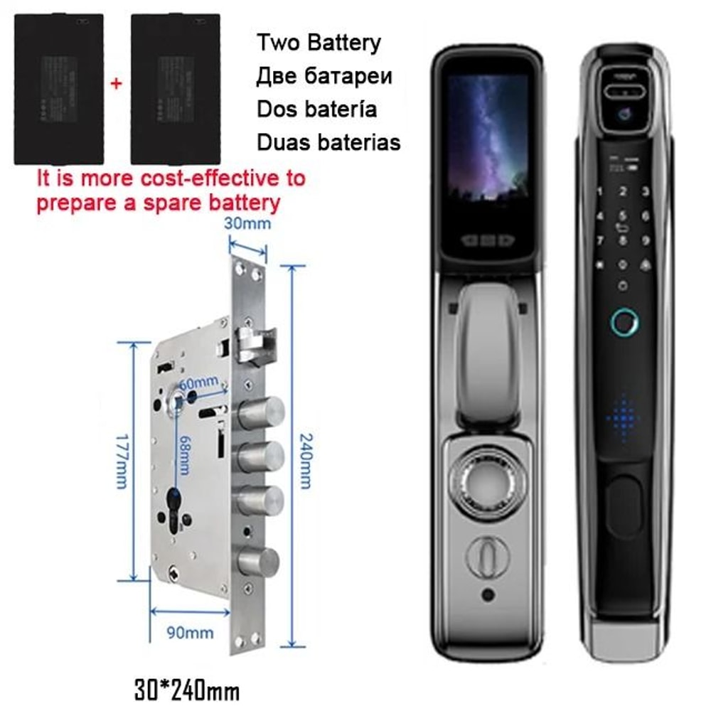 Face Recognition Smart Door Lock With Video Intercom 16