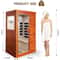 Premium 1Person Far Infrared Wooden Indoor Sauna 4