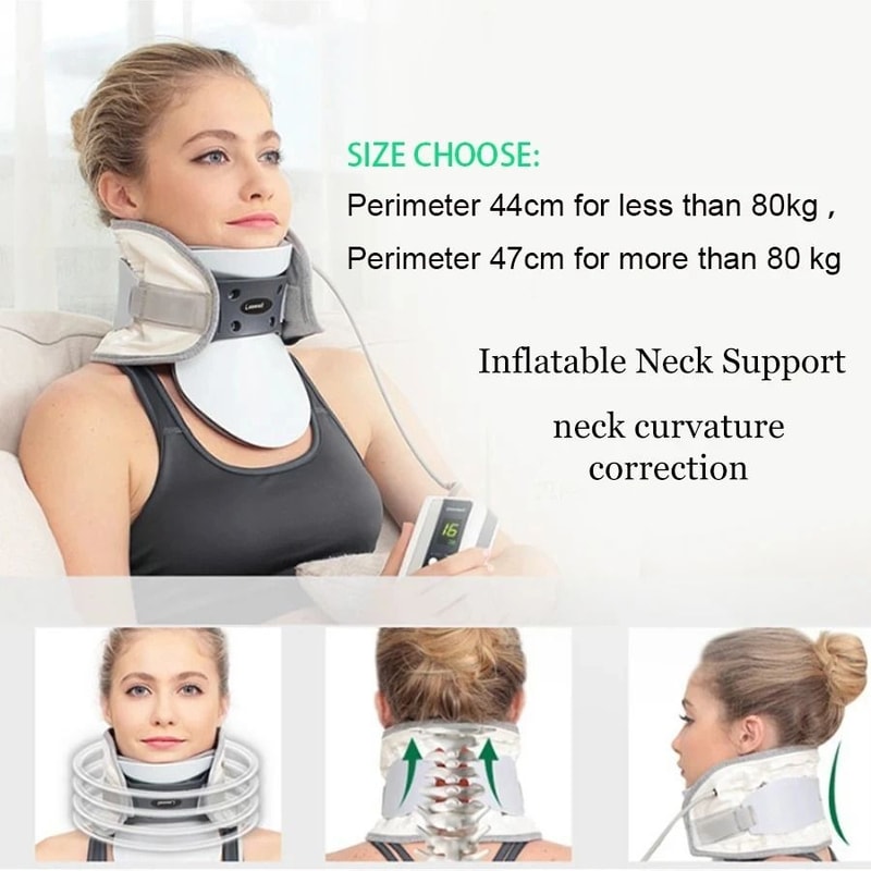 Inflatable Neck Traction Device With Hot Compress Therapy 2