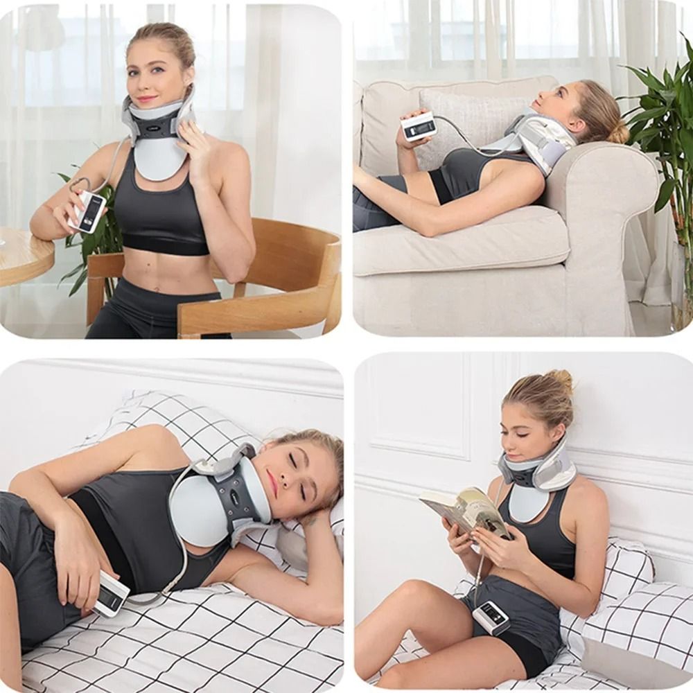 Inflatable Neck Traction Device With Hot Compress Therapy 4