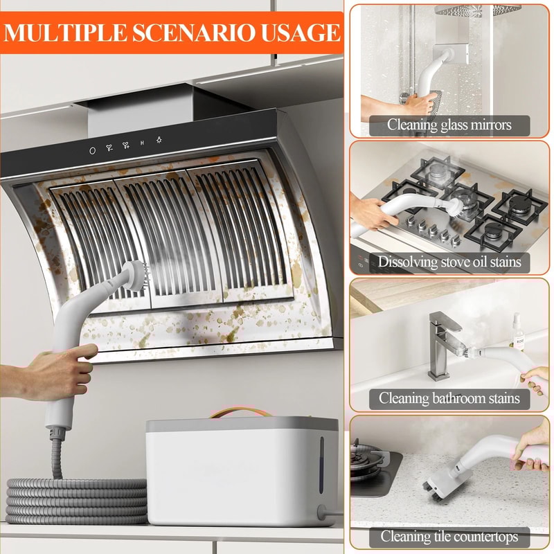 1500W Handheld HighPressure Steam Cleaner 3