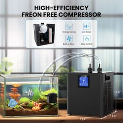 1/3 hp high-performance aquarium & hydroponics water chiller