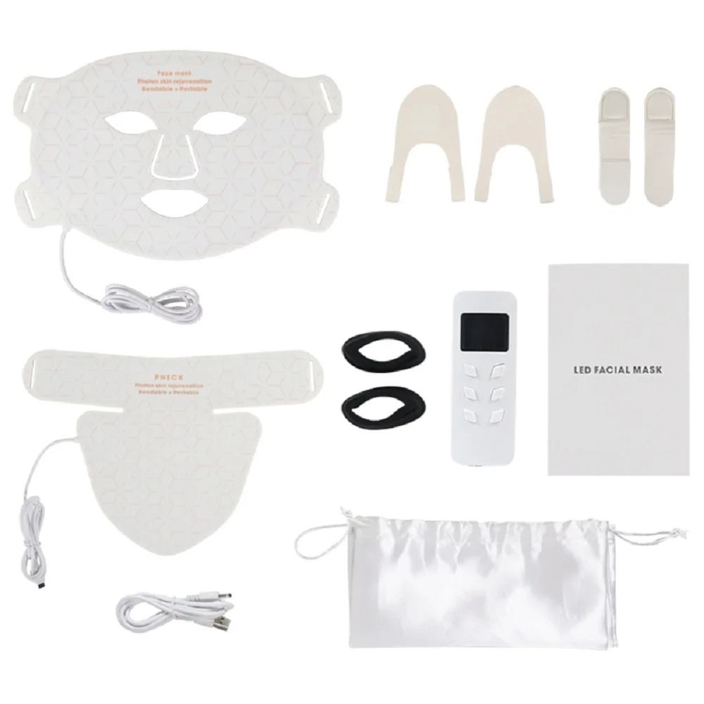 3D Silicone Face And Neck LED Phototherapy Mask 9