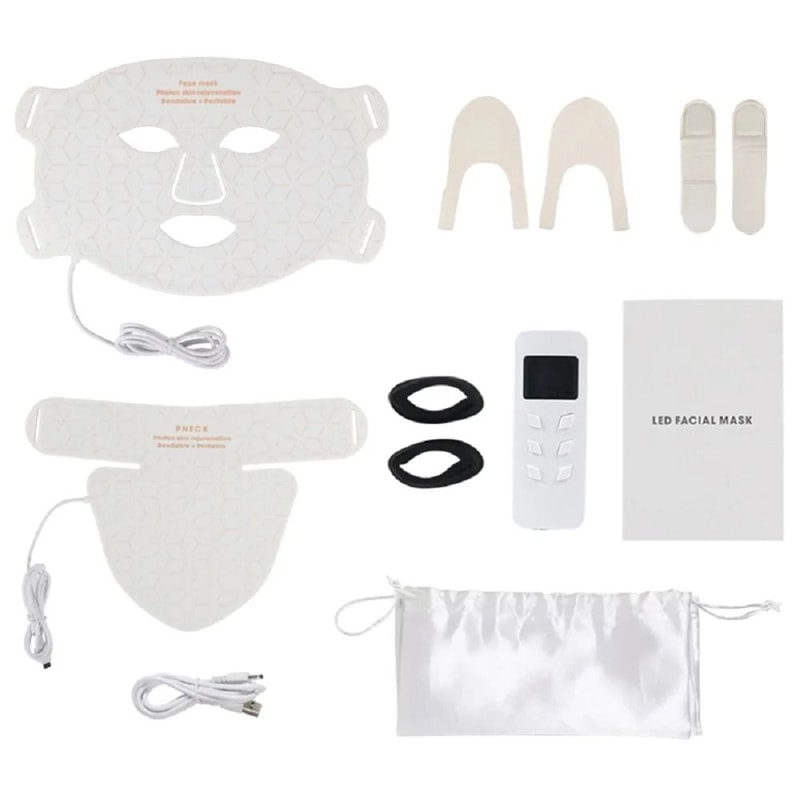 3D Silicone Face And Neck LED Phototherapy Mask 9