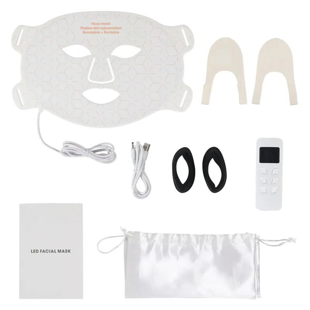 3D Silicone Face And Neck LED Phototherapy Mask 10