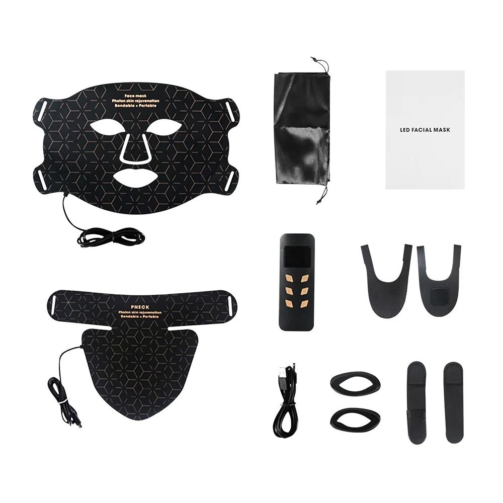 3D Silicone Face And Neck LED Phototherapy Mask 8