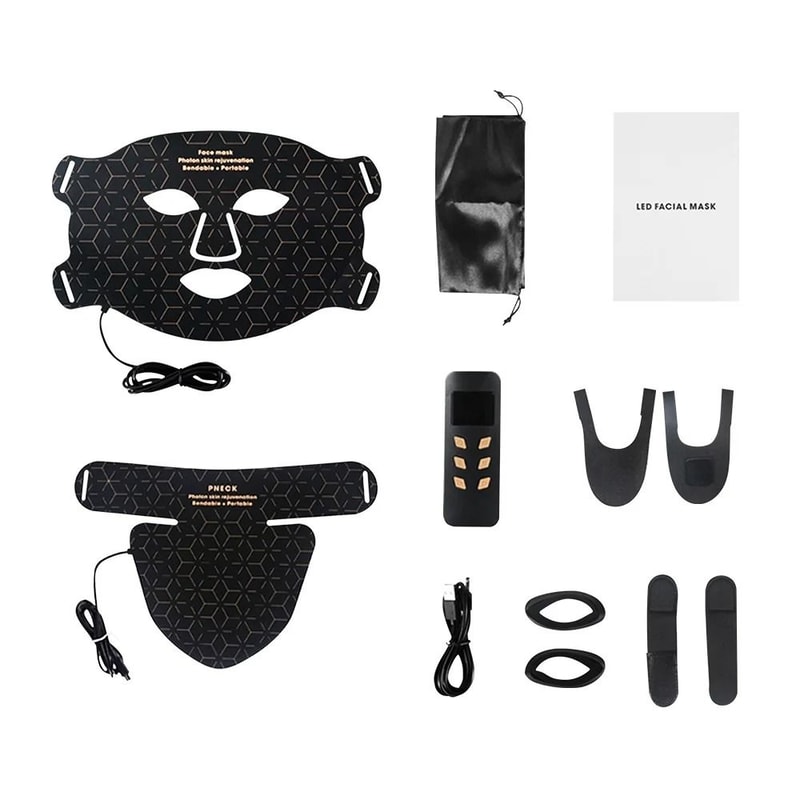 3D Silicone Face And Neck LED Phototherapy Mask 8