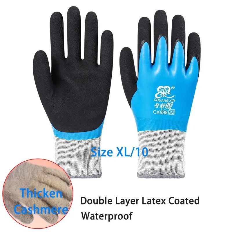 Winter Waterproof Thermal Work Safety Gloves 13