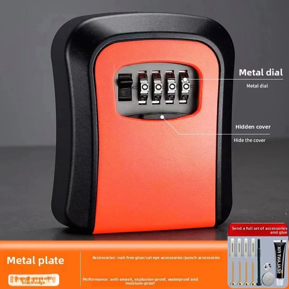 WallMounted Waterproof Combination Key Safe Box 10