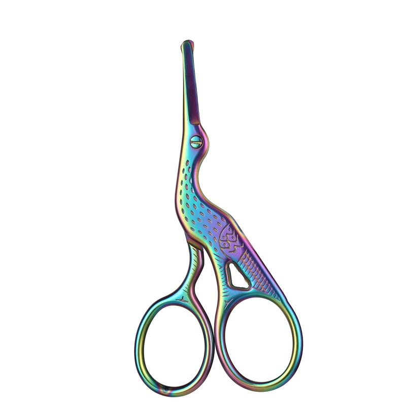 Round Head Stainless Steel Grooming Scissors 7