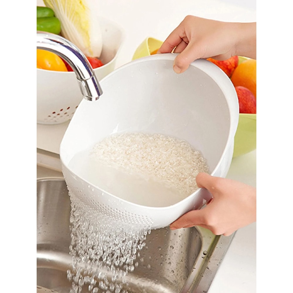 MultiFunctional Kitchen Drain Basket And Colander 5