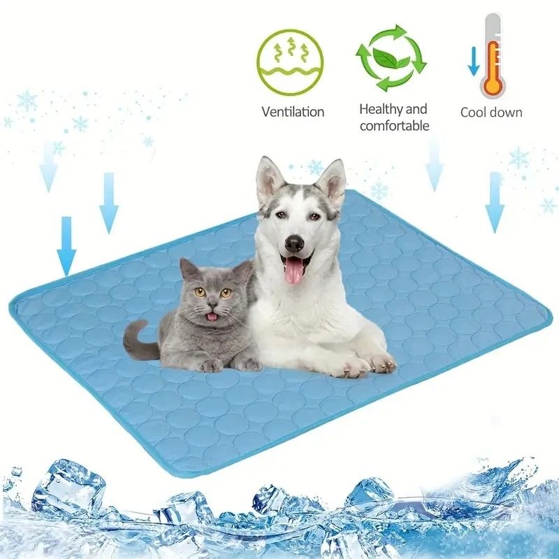 Summer Cooling Pet Mat And Ice Pad Blanket 1